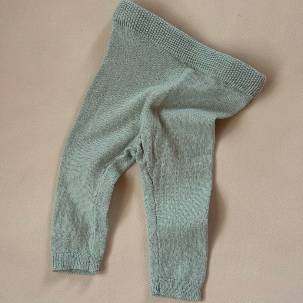Nordstrom Baby 3M Knit Pants | Mint Green Cotton Blend